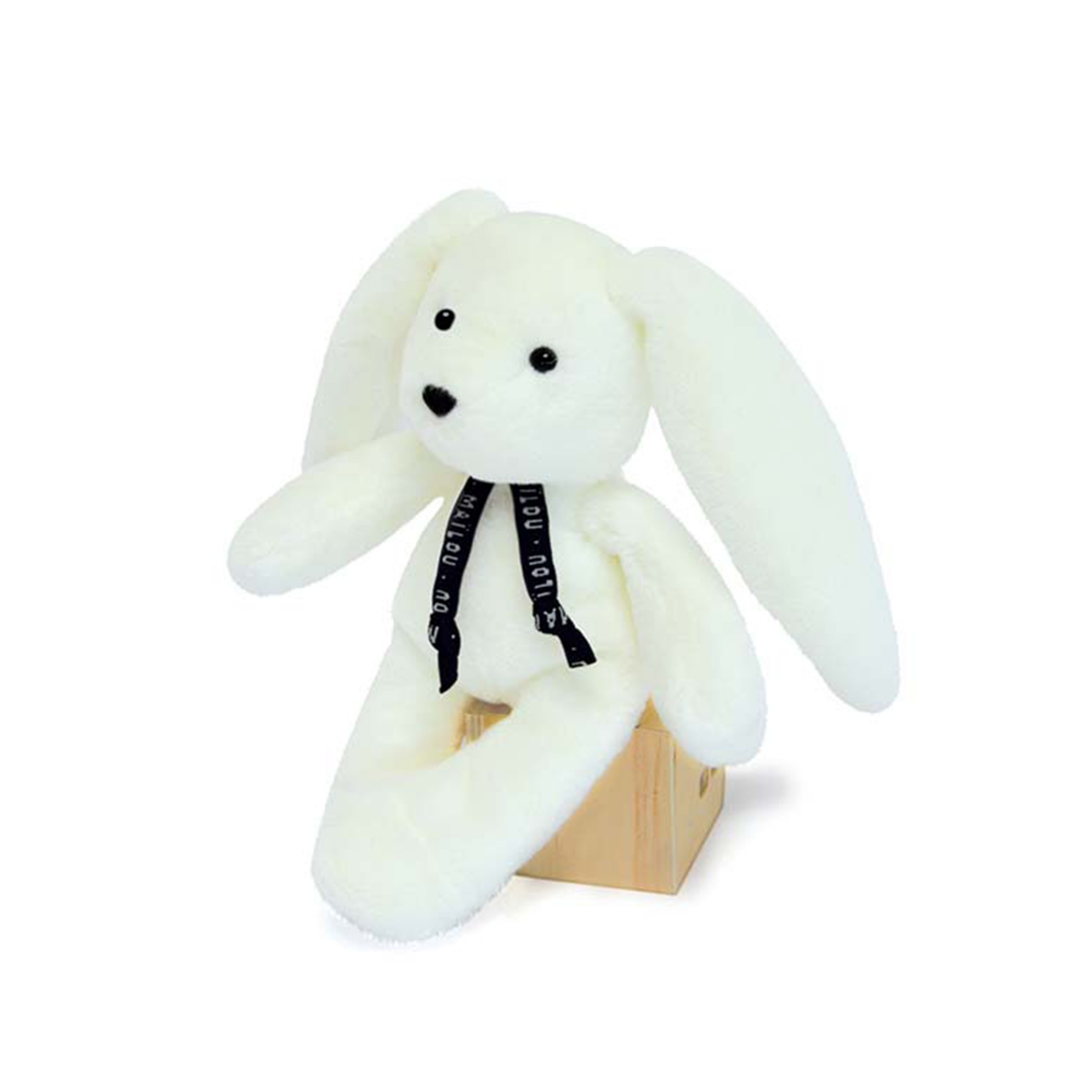 Petite peluche lapin blanc Dorlotin – Maïlou France