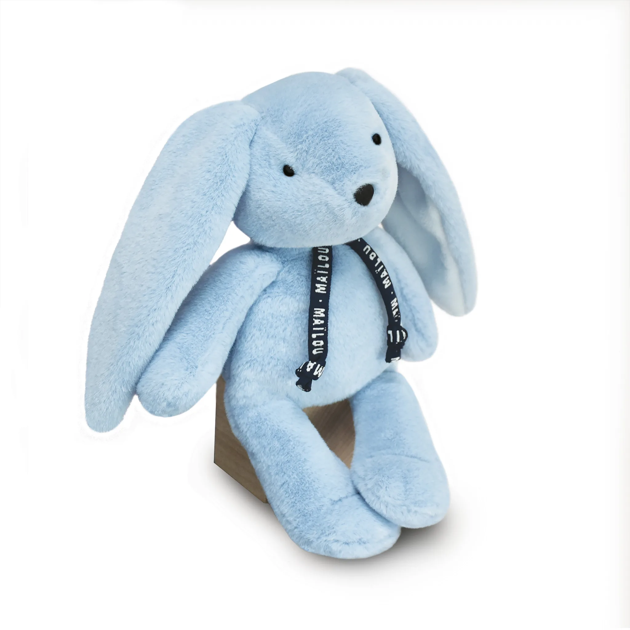 Petite peluche lapin bleu Dorlotin – Maïlou France – Image 2