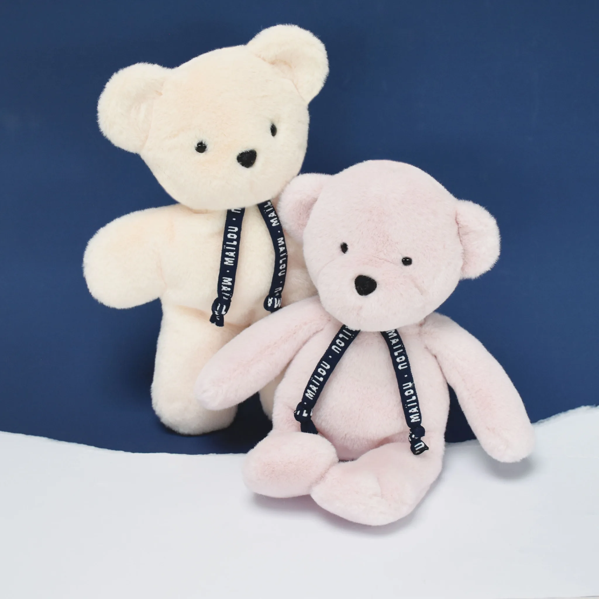 Petite peluche ours rose – Dorlotin cousu main France – Image 5