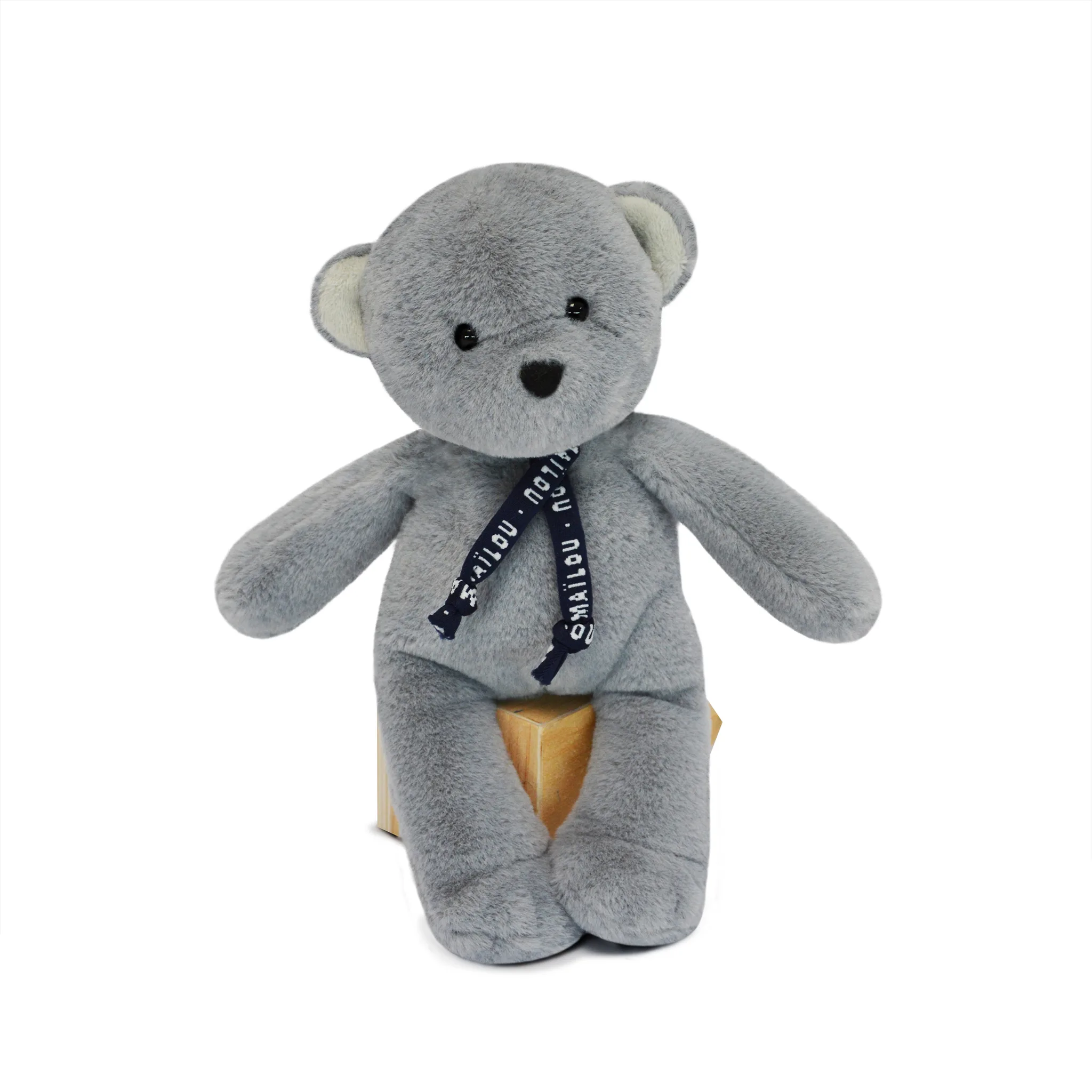 Petite peluche grise Maïlou Ours – Dorlotin made in France – Image 3