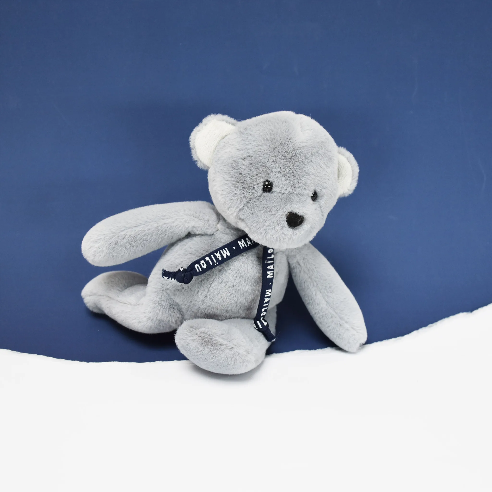 Petite peluche grise Maïlou Ours – Dorlotin made in France – Image 2