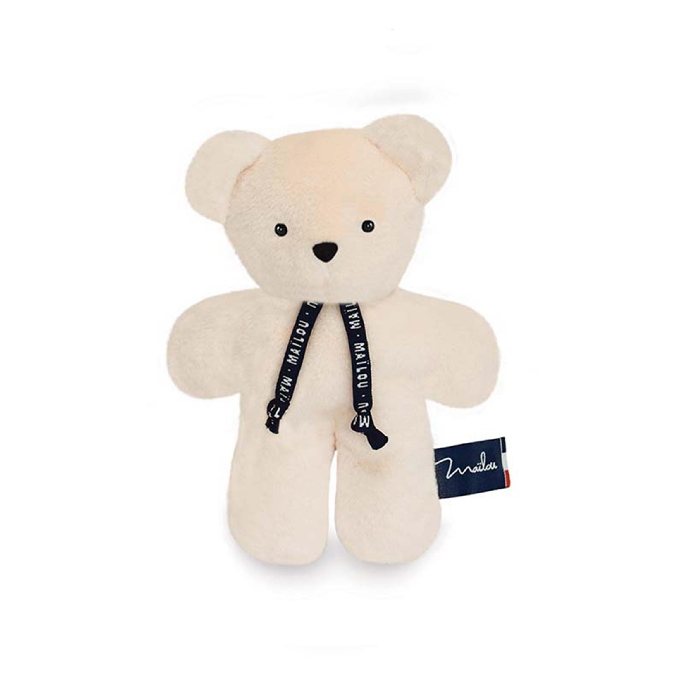 Doudou ours pain d’épices ivoire – Dorlotin Fait main