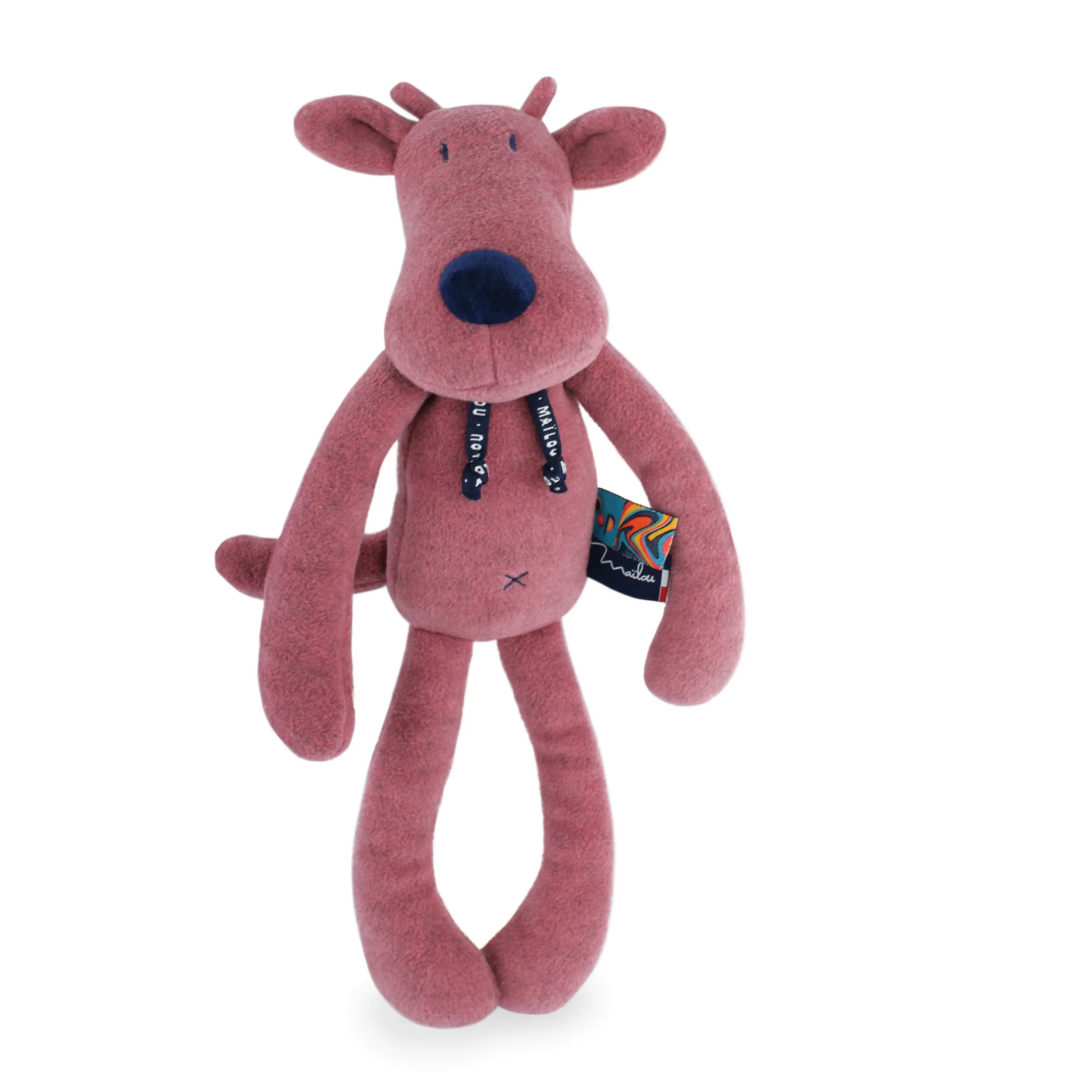 Peluche Mamache rose – vache POP, fabrication française