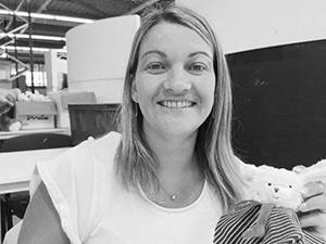 Portrait, Guerche, doudou, ours français, peluche, Maïlou tradition, Made in france