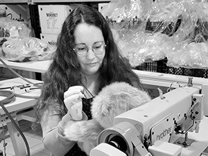 Portrait, Guerche, doudou, ours français, peluche, Maïlou tradition, Made in france