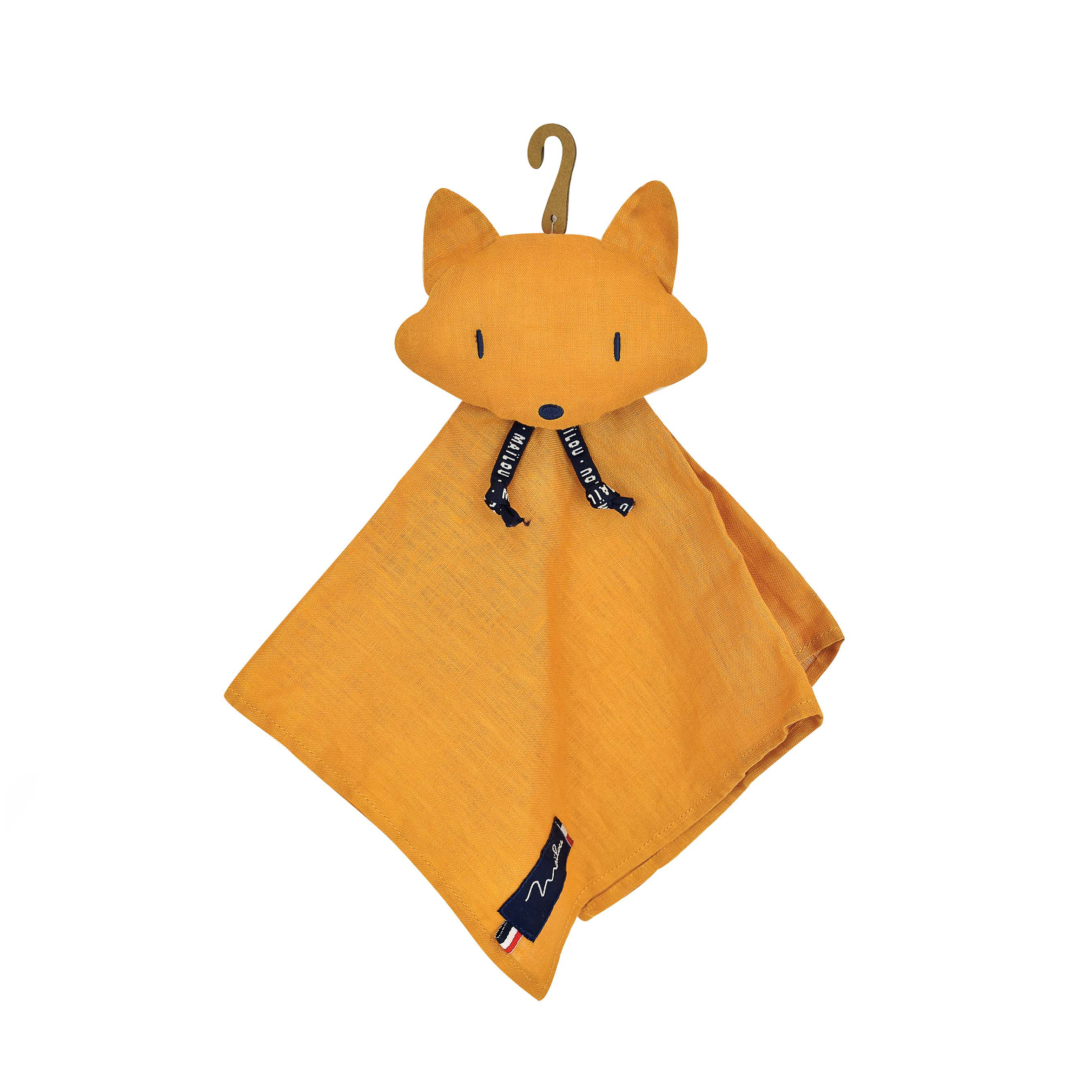 Doudou renard lin perlipopette