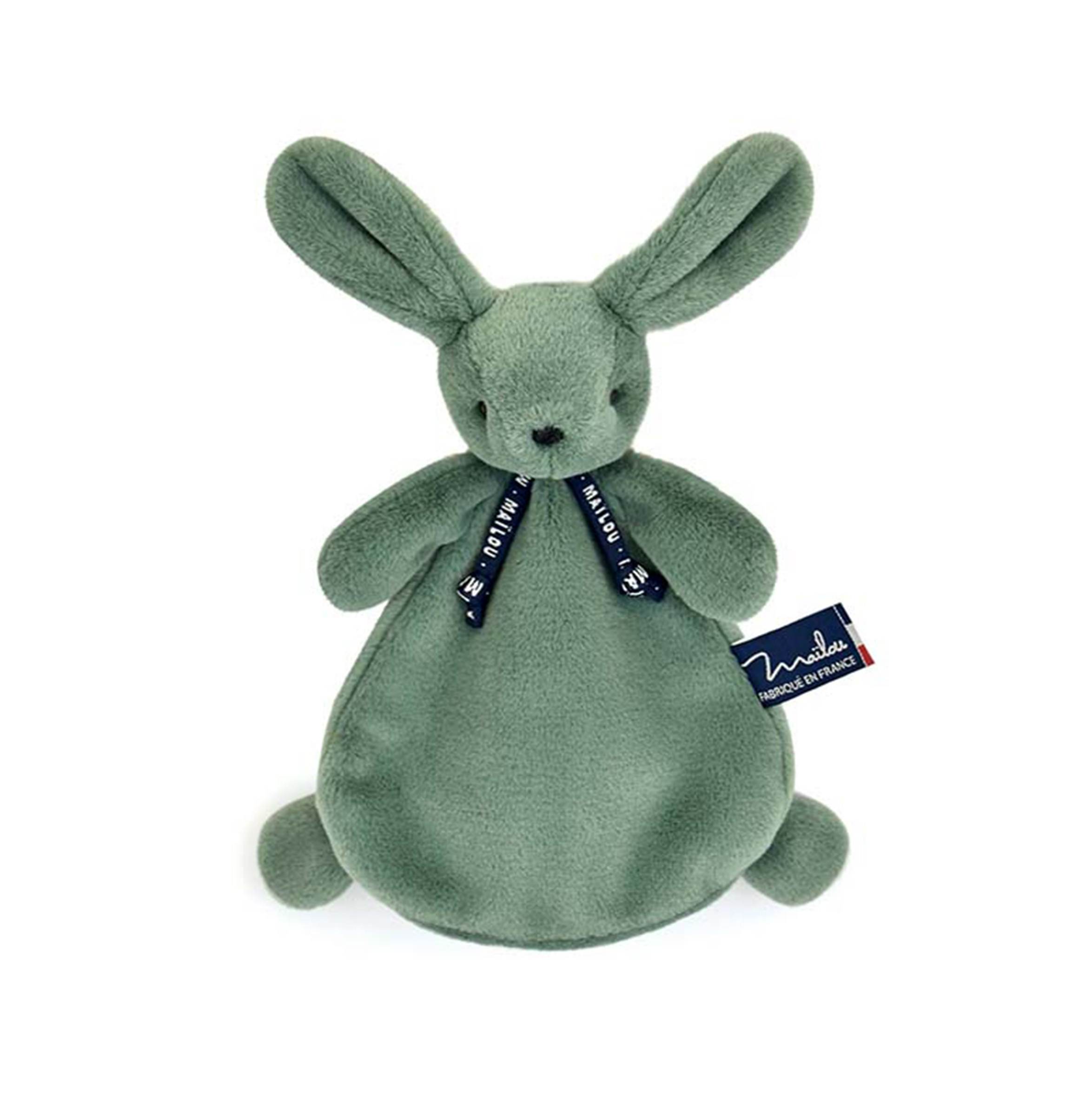 Doudou Lapin vert sauge doux - Collection Dorlotin