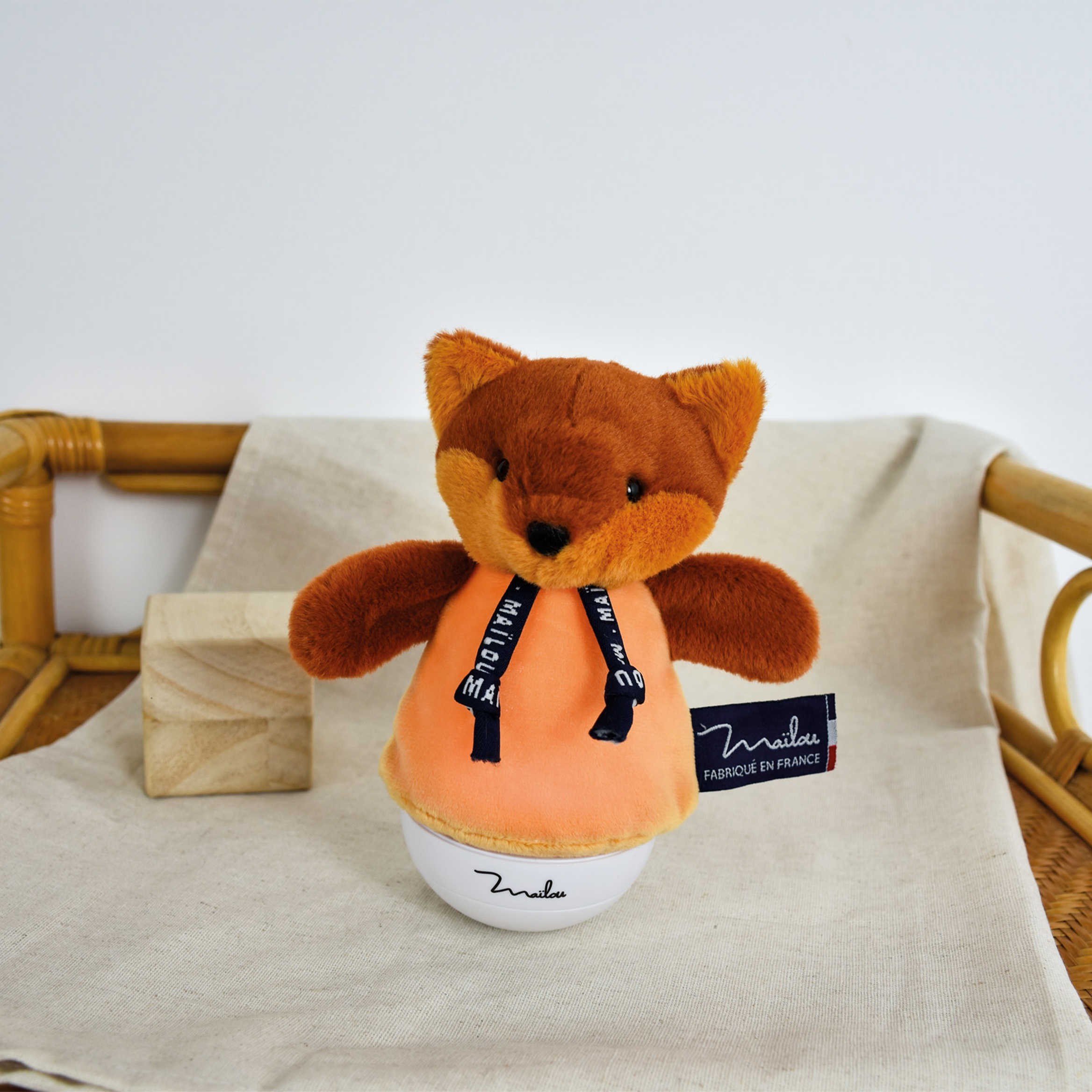 Veilleuse Musicale Renard Roux – doudou lumineux 16 cm – Image 3