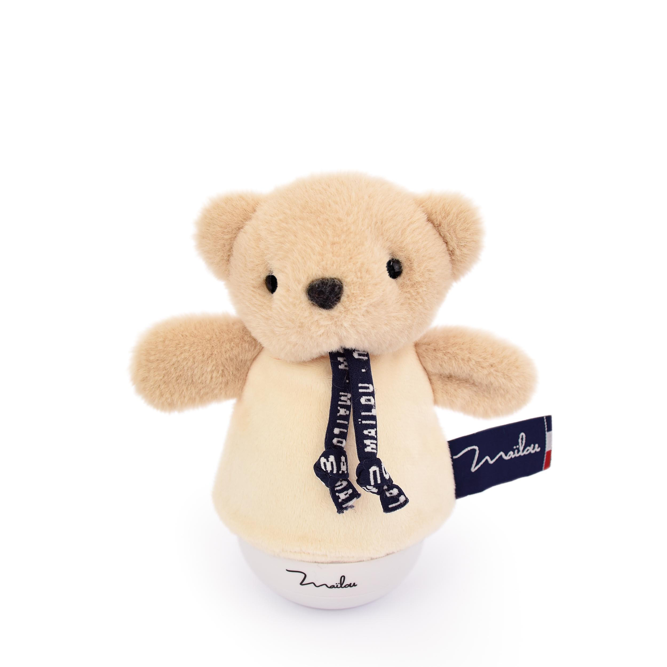 Doudou Veilleuse Ours Beige veilleuse musicale 16 cm
