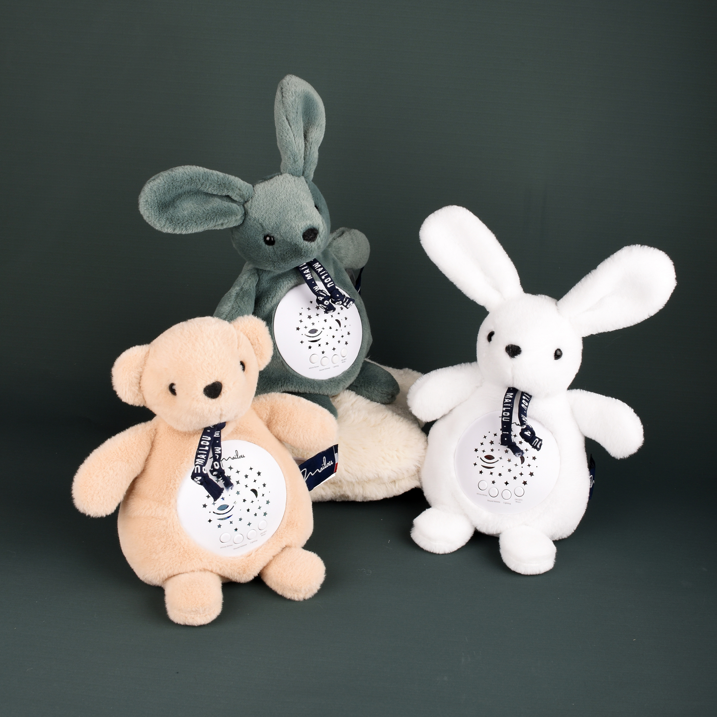 Veilleuses vert et blanc