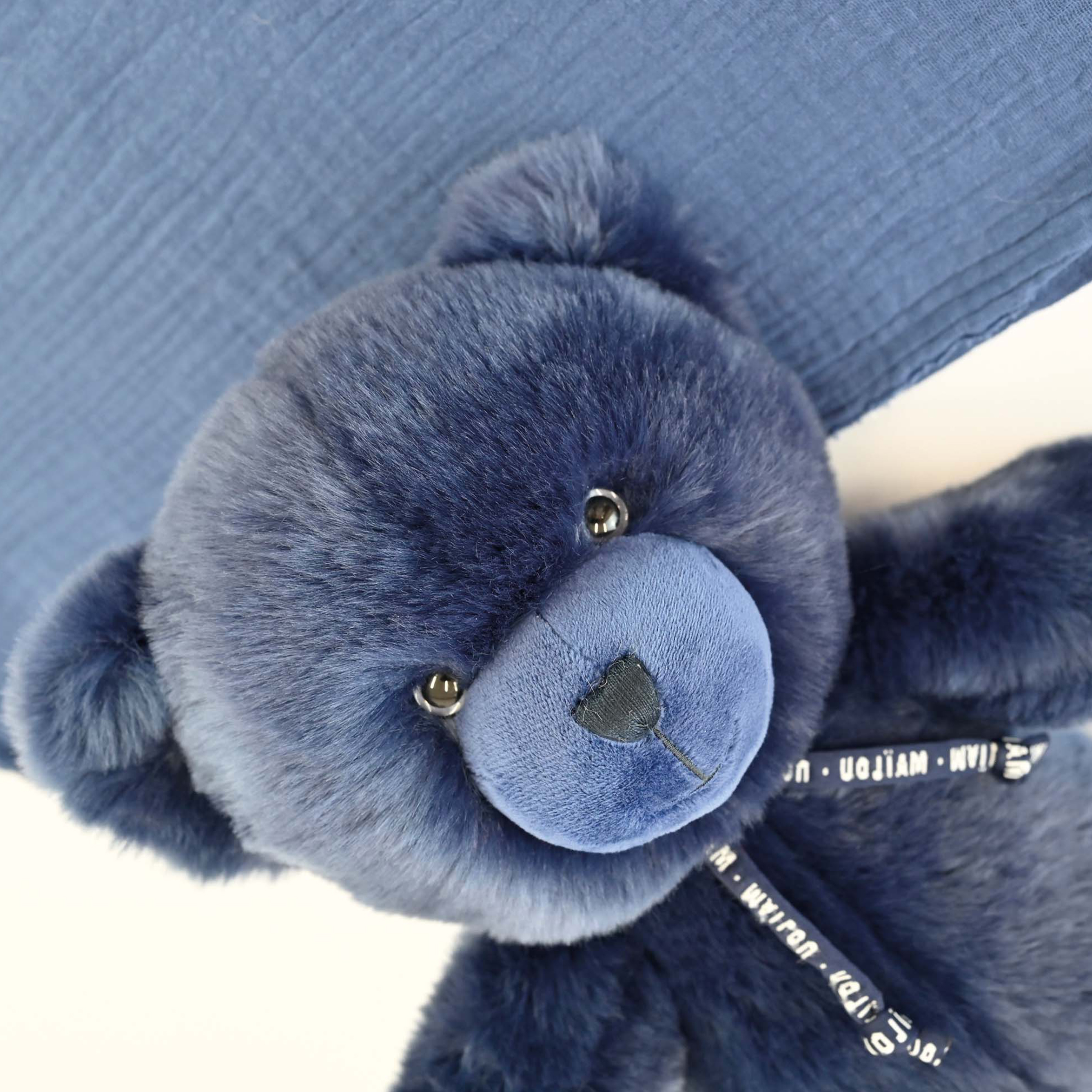 L'Ours Maïlou - Ours en peluche marine