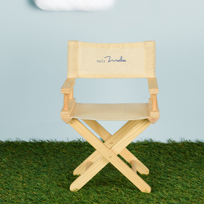 Mobilier petit Maïlou - Chaise pliante en toile MA0271-1