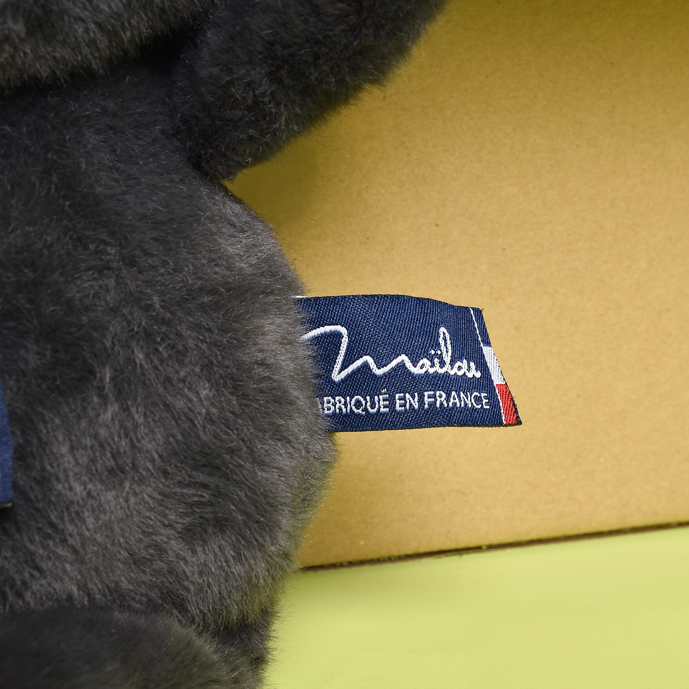 Chat noir Maïlou 37cm étiquette