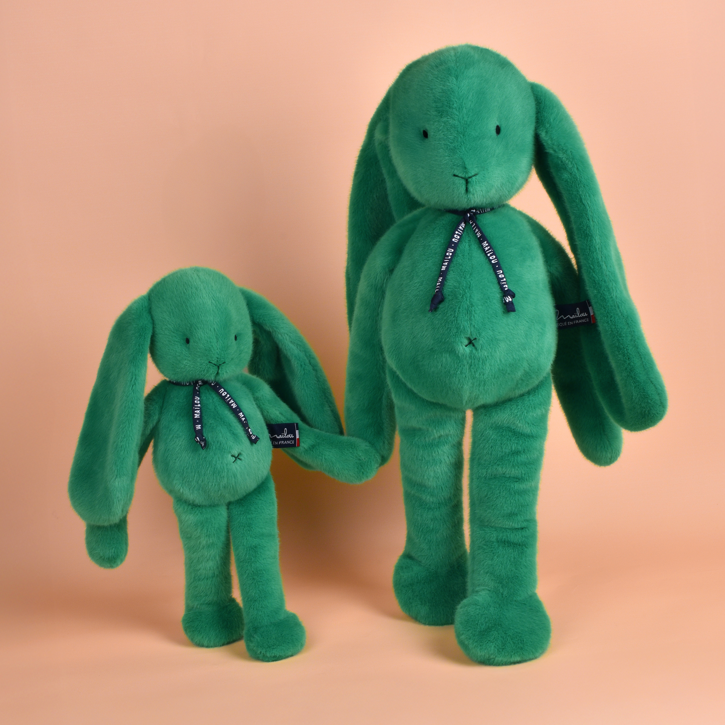 Lapins Méloé Vert prairie 37cm et 56cm