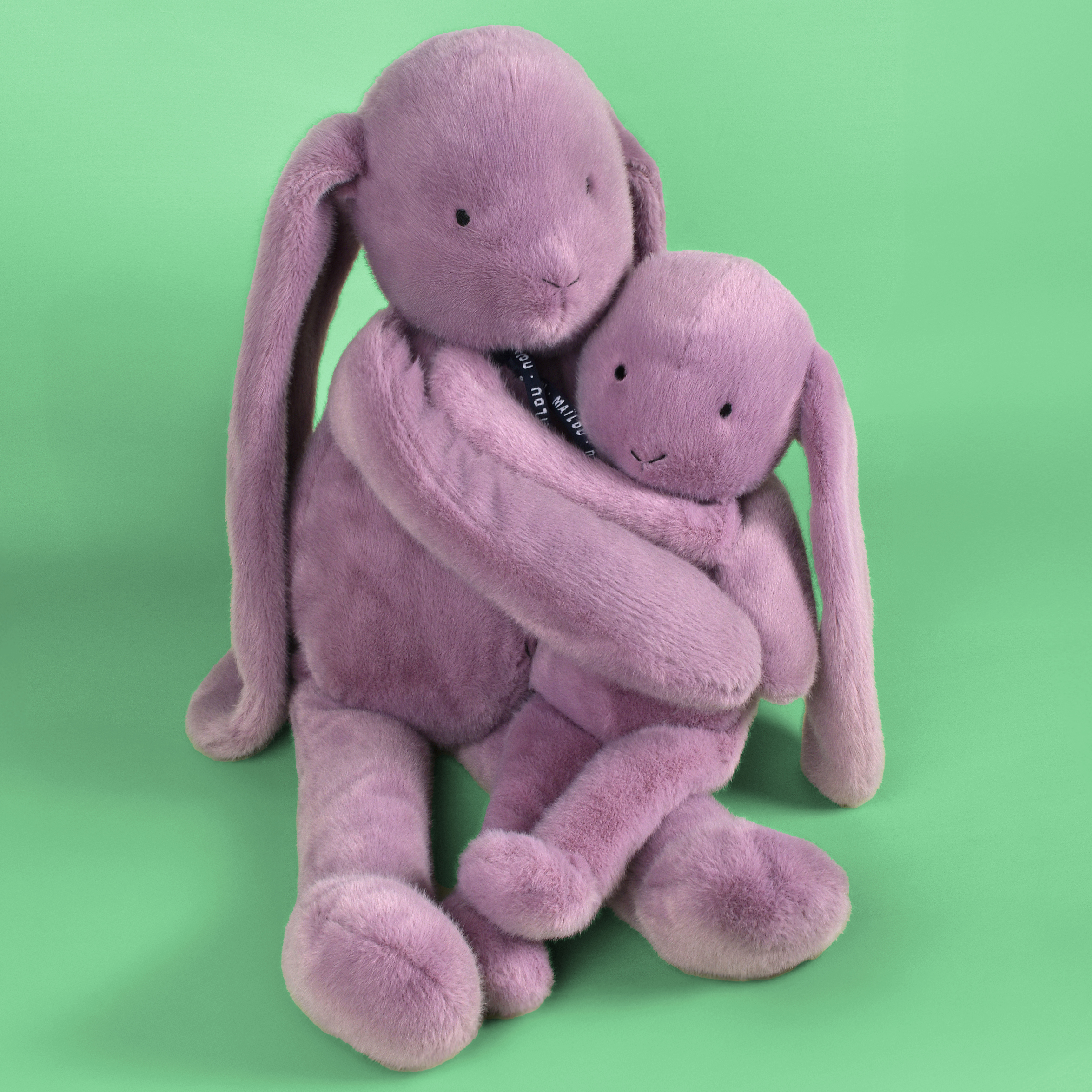Lapins Méloé Parme Guimauve 37cm et 56cm