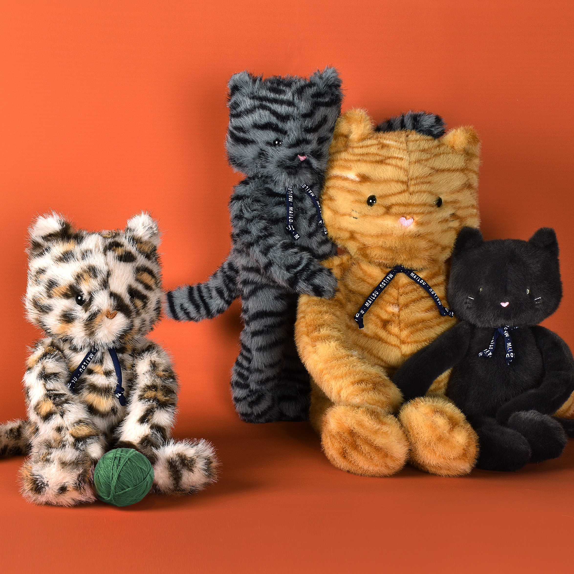 Ambiance Peluche Chat Méloé Léo - Grisouille - Rooxy