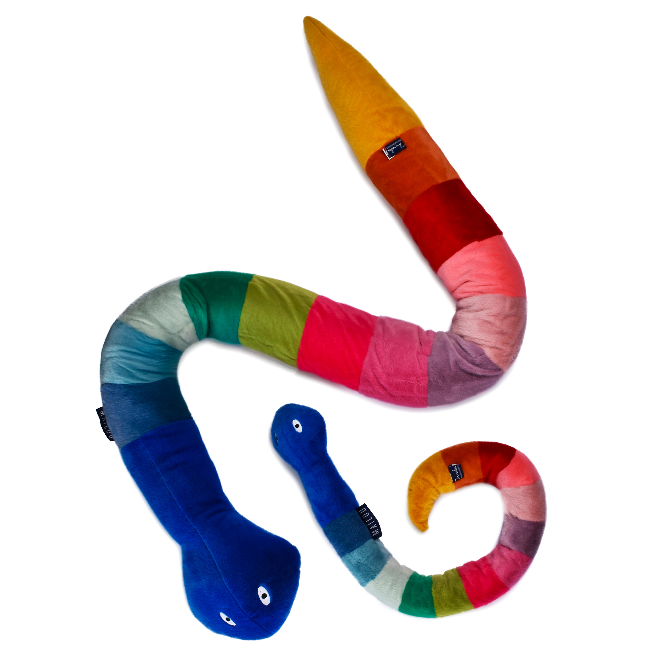 Virgule ,le gentil serpent multicolore