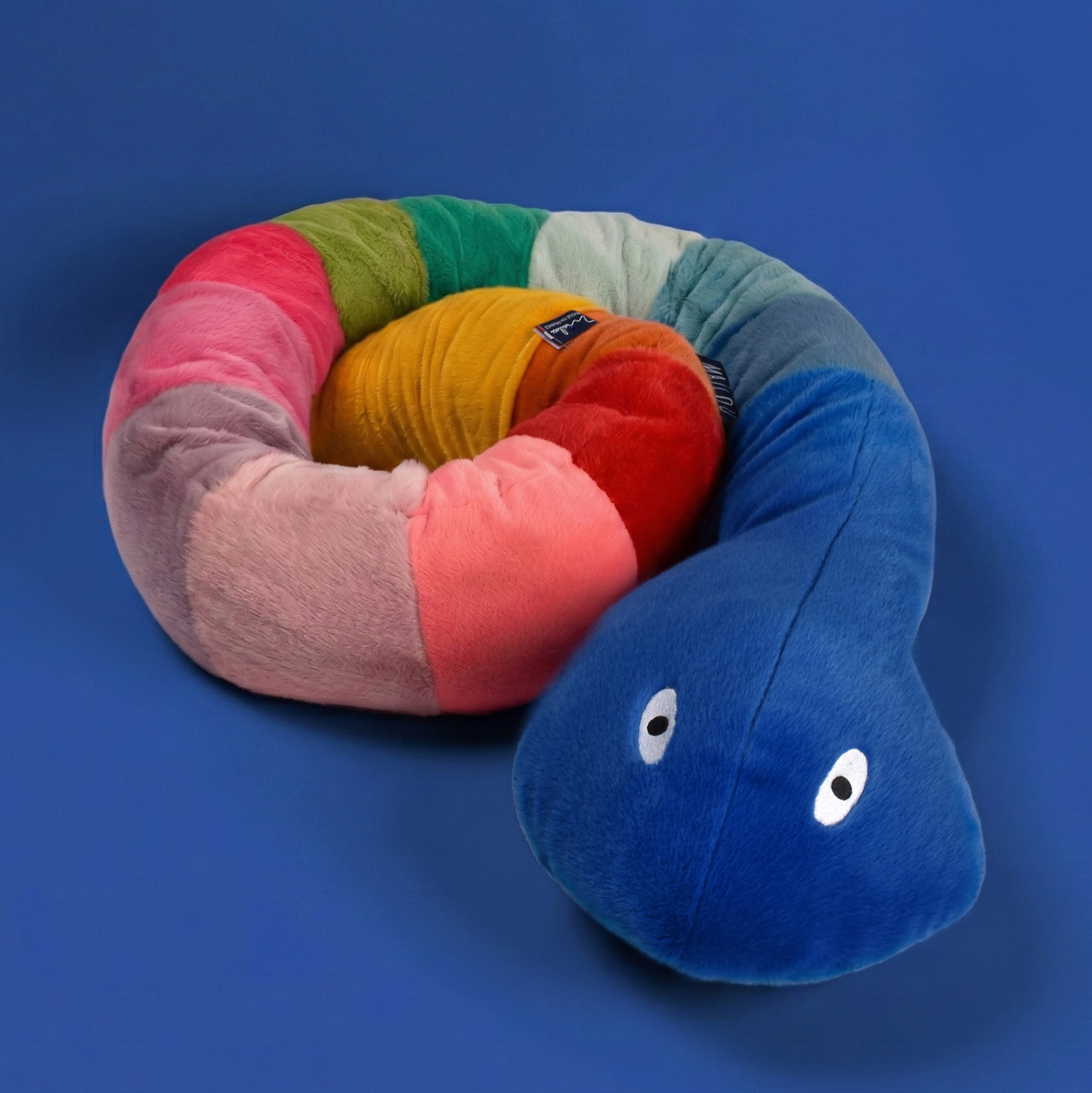 Virgule ,le gentil serpent multicolore corps