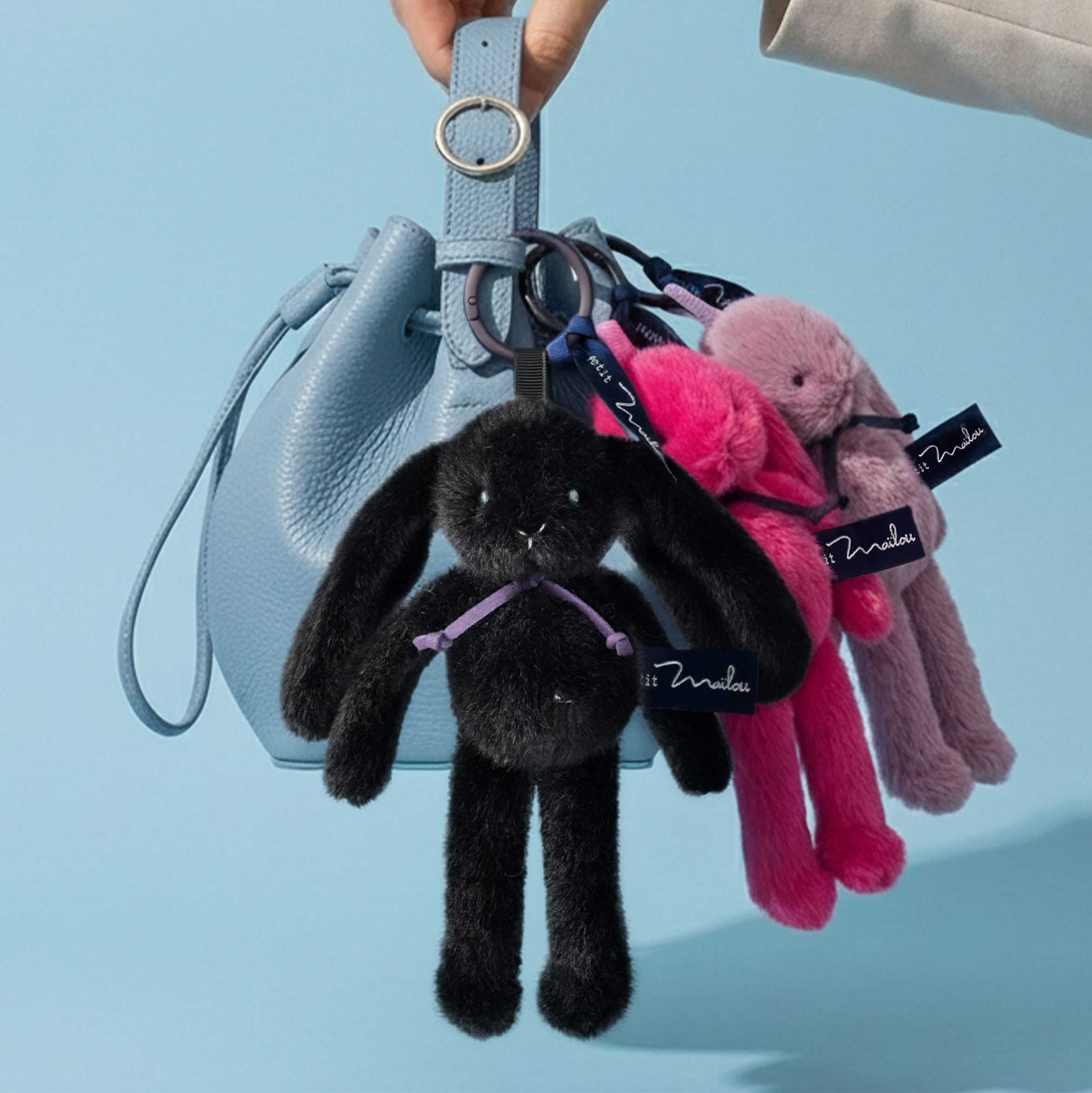 Porte-clés lapin méloé