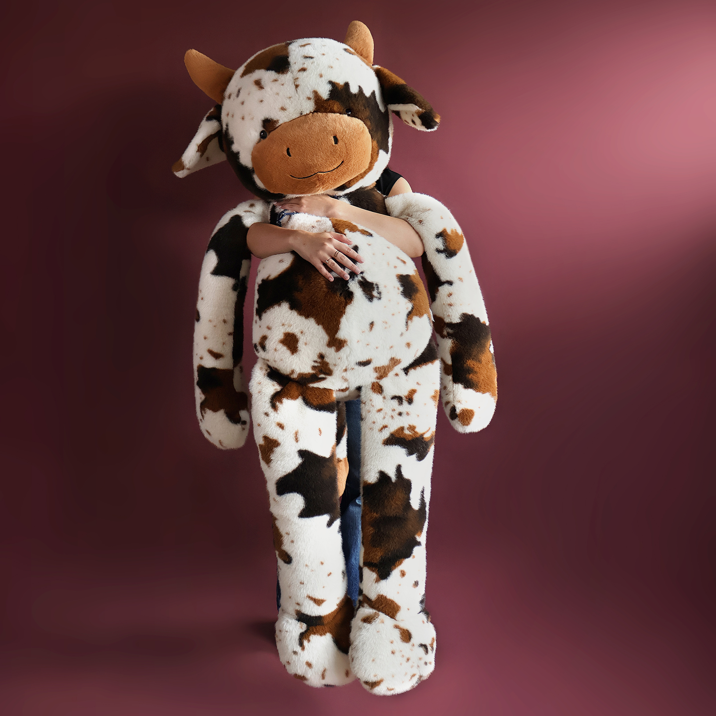 Peluche Vache XXL Suzie 160cm debout